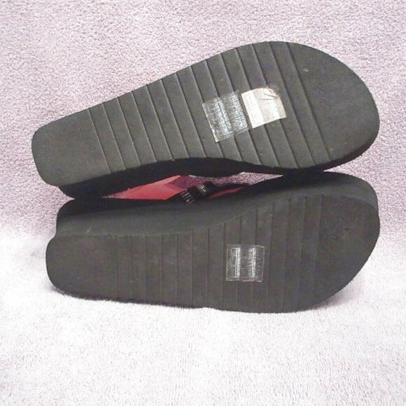 SKECHERS Yoga Foam PLATFORM Wedge SANDALS Size 10 YOGA FOAM Flip Flop SUNNY DAYS - Picture 10 of 12